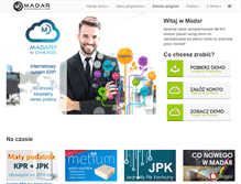 Tablet Screenshot of madar.com.pl